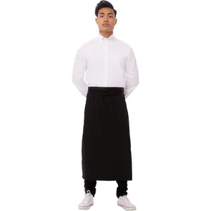 Unisex two pocket bistro apron