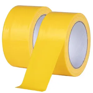 2 Pack Duct Tape Heavy Duty ,  Adhesive Yellow Duct Tape Bulk for Indoor Outdoor Repairs  by Hand, 40 Yards x 2 Inch Total