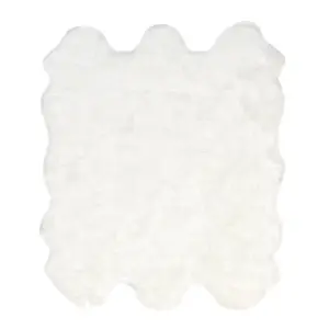 Deonna Faux Sheepskin Shag Area Rug