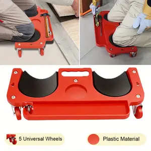 Rolling Knee Pad, Cushioned Knee Pad, Movable Knee Dolly with Tool Tray for Auto Repair Protect Knees