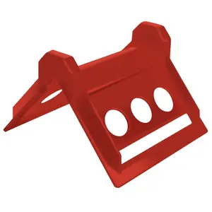 VULCAN Corner Protector - 4 Inch - Plastic Red - 20 Pack VULCAN Corner Protector - 4 Inch - Plastic Red - 20 Pack