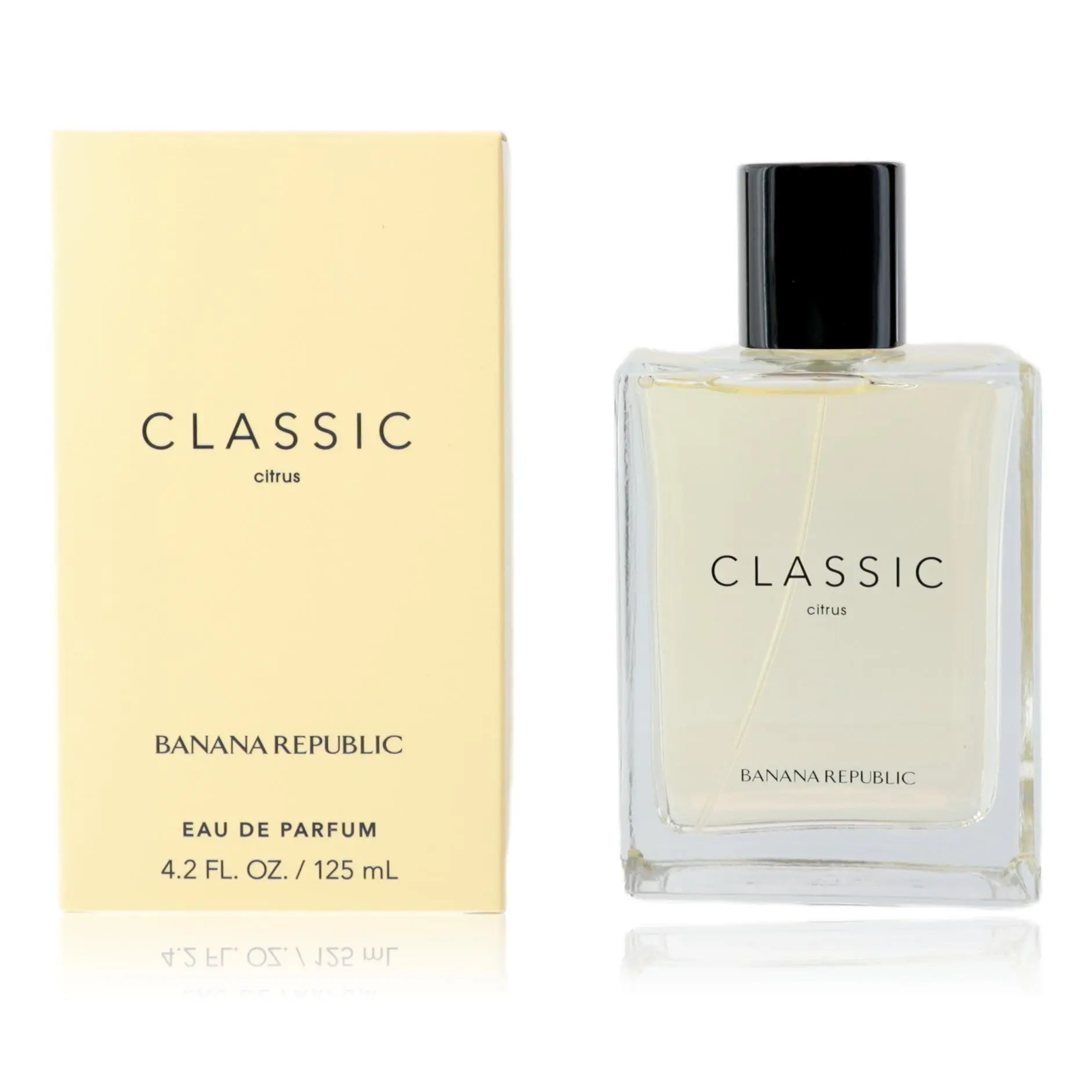 Banana Republic Classic Citrus Crisp Eau de Parfum Spray - 4.2 fl oz Refreshing Scented Bottle, Unisex Women's Fragrance with Spray Technology