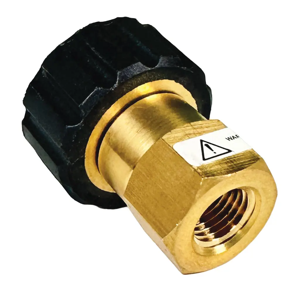 Blu Shield 1/4" Female Pipe Thread x Female Metric Pressure Washer Adapter