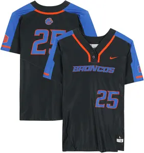 Boise State Broncos Team-Issued #25 Black Jersey from the Softball Program - Size XL