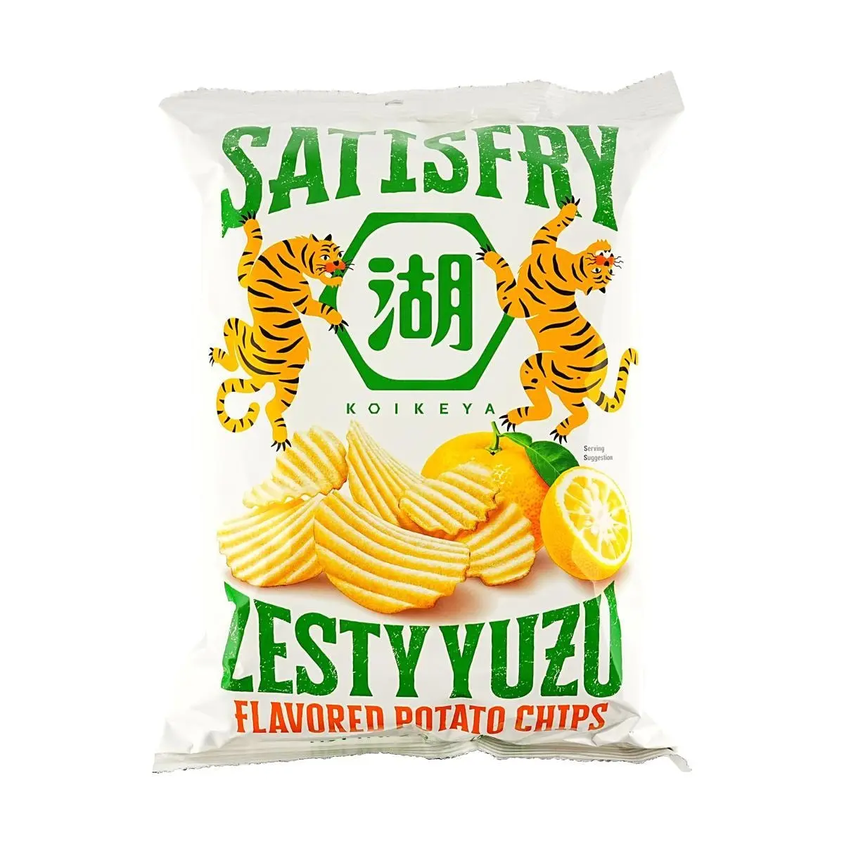 KOIKEYA Pride Potato Yuzu Flavor Chips 170g - Crispy Japanese Snack, Refreshing Citrus Taste