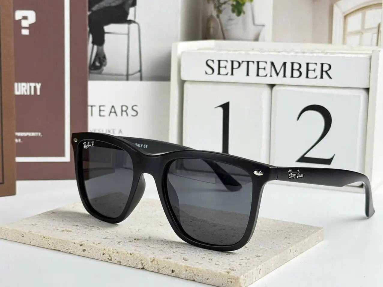 Ray-Ban Black Square Sunglasses for Daily Wear