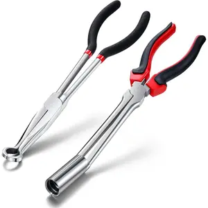 2 Pack Spark Plug Wire  Kit Includes Spark Plug Boot  and Pliers Pulling Tool,wire Puller  Pliers(Black)