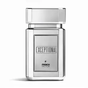 French Factor Exceptional Eau de Parfum | Patchouli, Cederwood, Oak Moss, Rose, Bergamot, Amber, Leather, Musk | Long Lasting Perfume for Men | 3.0 Fl.oz