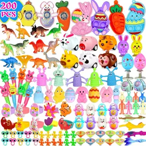 160 PCS Easter Egg Fillers, Easter Basket Stuffers, Easter Party Favors for Kids Boys Girls, Easter Toys Pack Easter Egg Hunt Easter Eggs Filled Gift Goodie Bags Classroom Prize Treasure Box