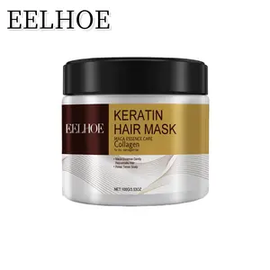 EELHOE MACA Collagen for All Hair Types (16.9 floz) Shine Boosting Repair Hydrating Mask - Deep Conditioning Repair Argan Shampoo Deep Moisturizing