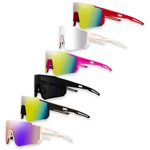 2 Pairs Windproof Goggles, Sports Sunglasses, Men and Women Universal Style, Kid's Outdoor Sports Tinted Lens Sunglasses, Daily Travel, Cycling, Hiking, Fishing, Skiing, Multi-Color Optional, Polarized Sunglasses UV400