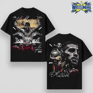 UFC Ilia Topuria Champion Short-Sleeve Soft Cotton T-Shirt - MMA Boxing Apparel, Unisex Streetwear, Gift for Him or Her, Menswear Graphic Top