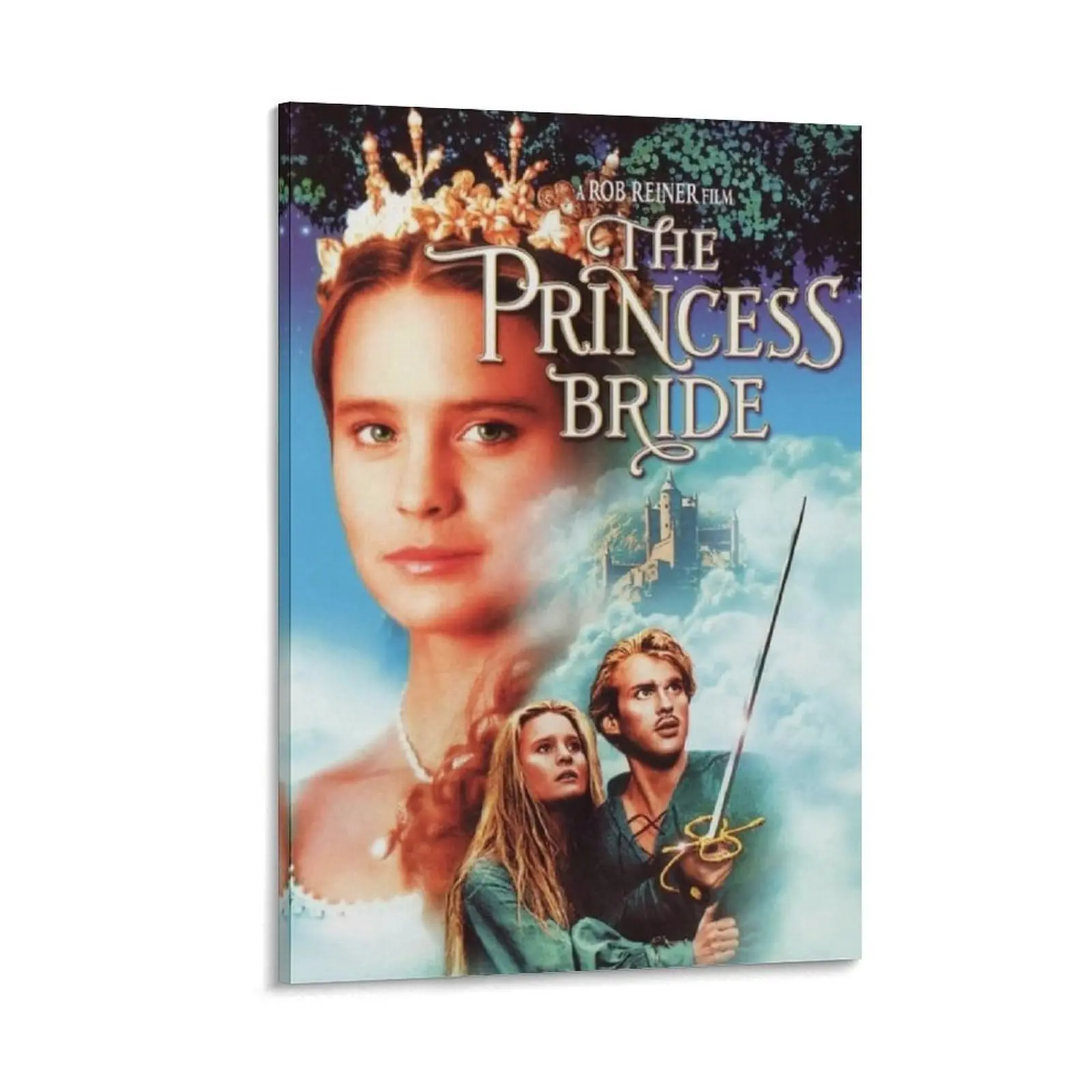 The Princess Bride Fantasy Adventure Movie Poster Canvas Print - Frame-Style Wall Art for Bedroom, Office Decor, Gift Ornaments (Home Decor Supplies)