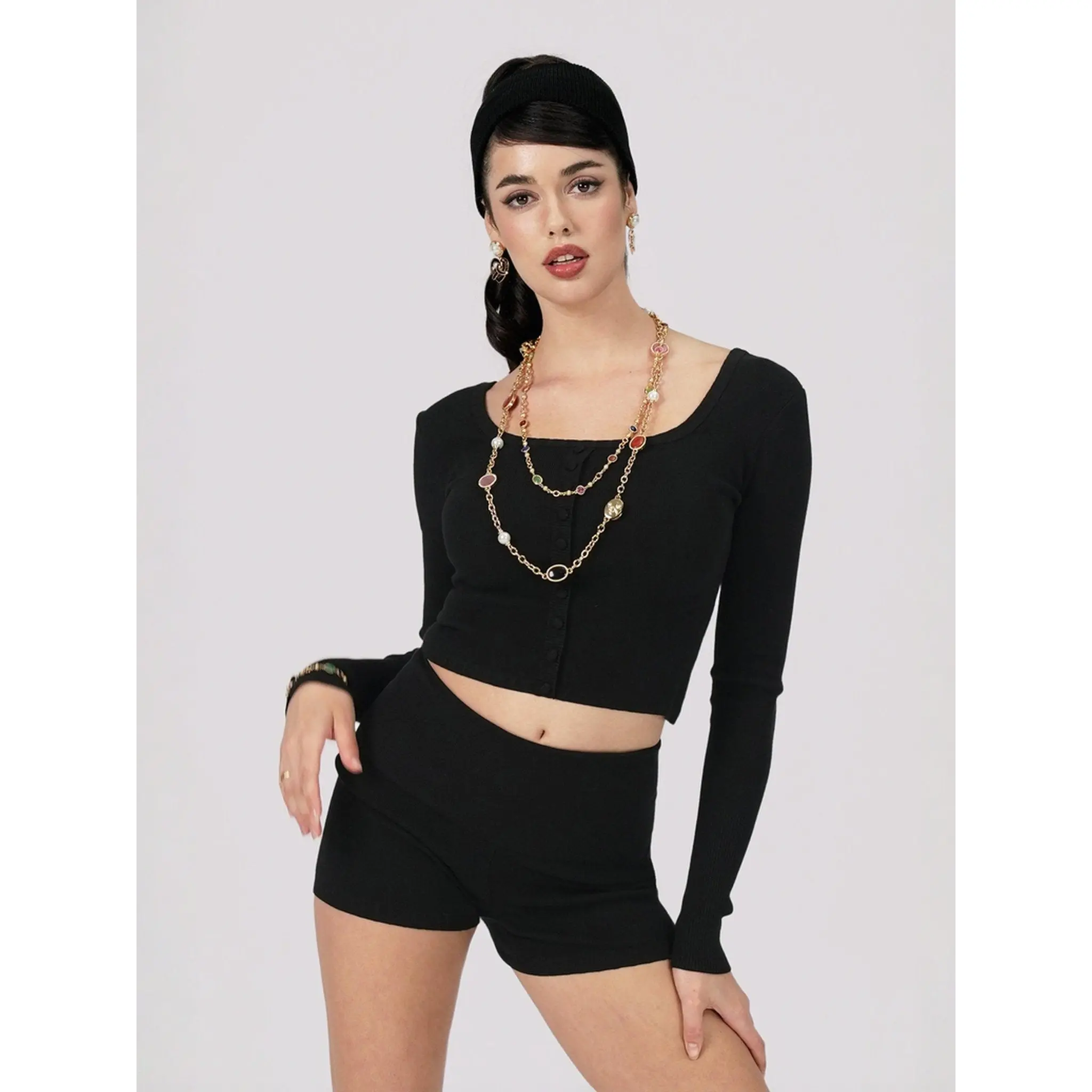 Holly Shorts (Black) (Final Sale)