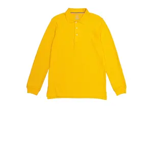 French Toast Boys 16-20 Pique Long Sleeve Polo