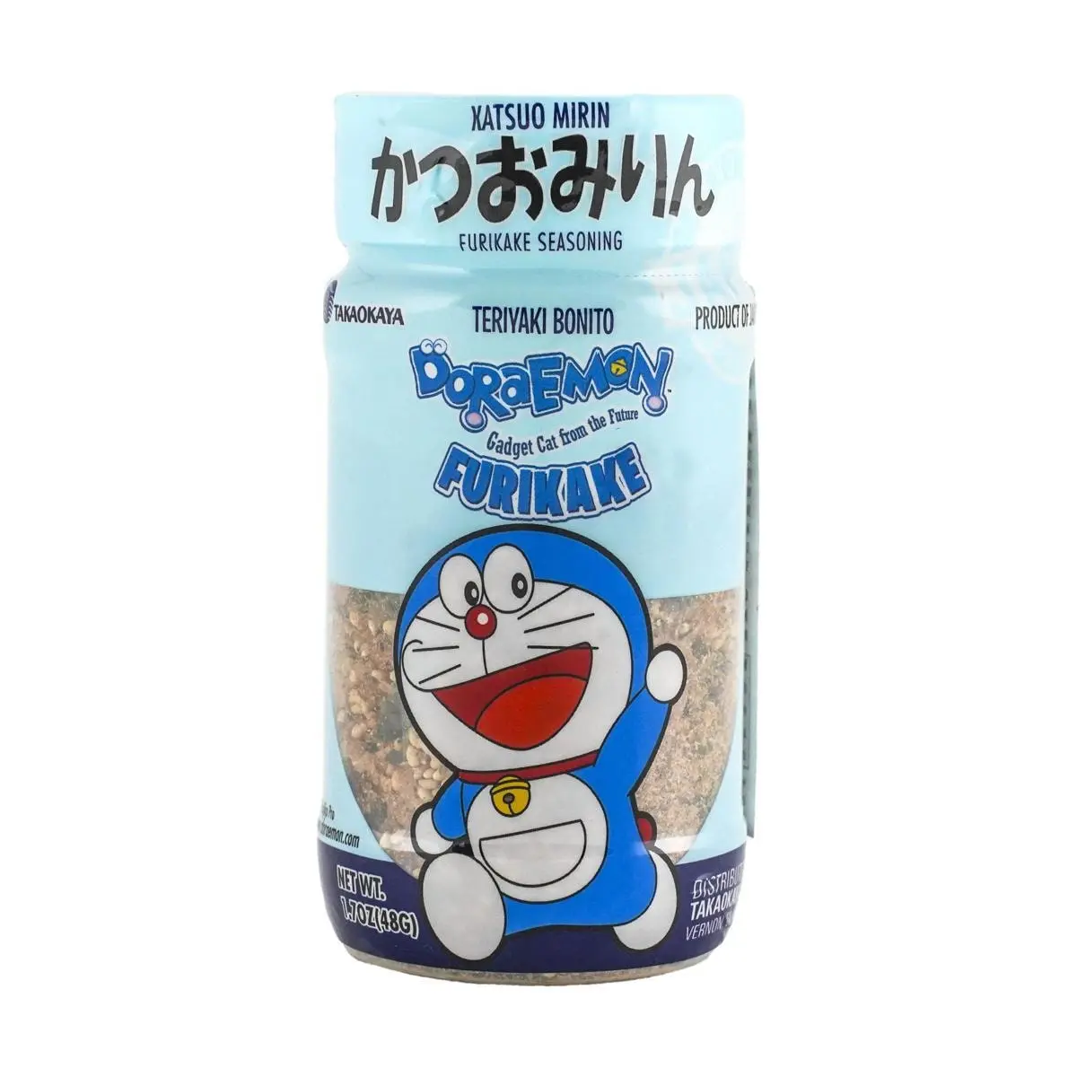 Takaokaya Japanese Bonito Mirin Furikake Seaweed Flakes - 48g | Perfect for Rice, Noodles, Baby Food, Anime Fans
