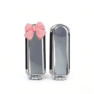 2-in-1 Portable Folding Makeup Comb with Mirror – The Ideal Gift  Classmates & Colleagues! Electroplated Design  a Premium Look! Folds to Credit Card Size  Easy Portability – A Must-Have  Travel, Picnics & Camping! Buy One Get One Free Now! for