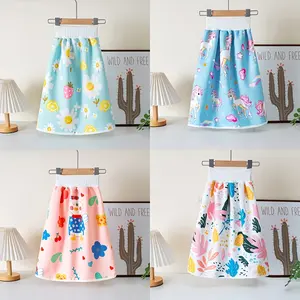 4pcs Potty Training Diaper Skirt for Infants, Bed Wetting Training Shorts, Suitable for Boys and Girls Night Use
