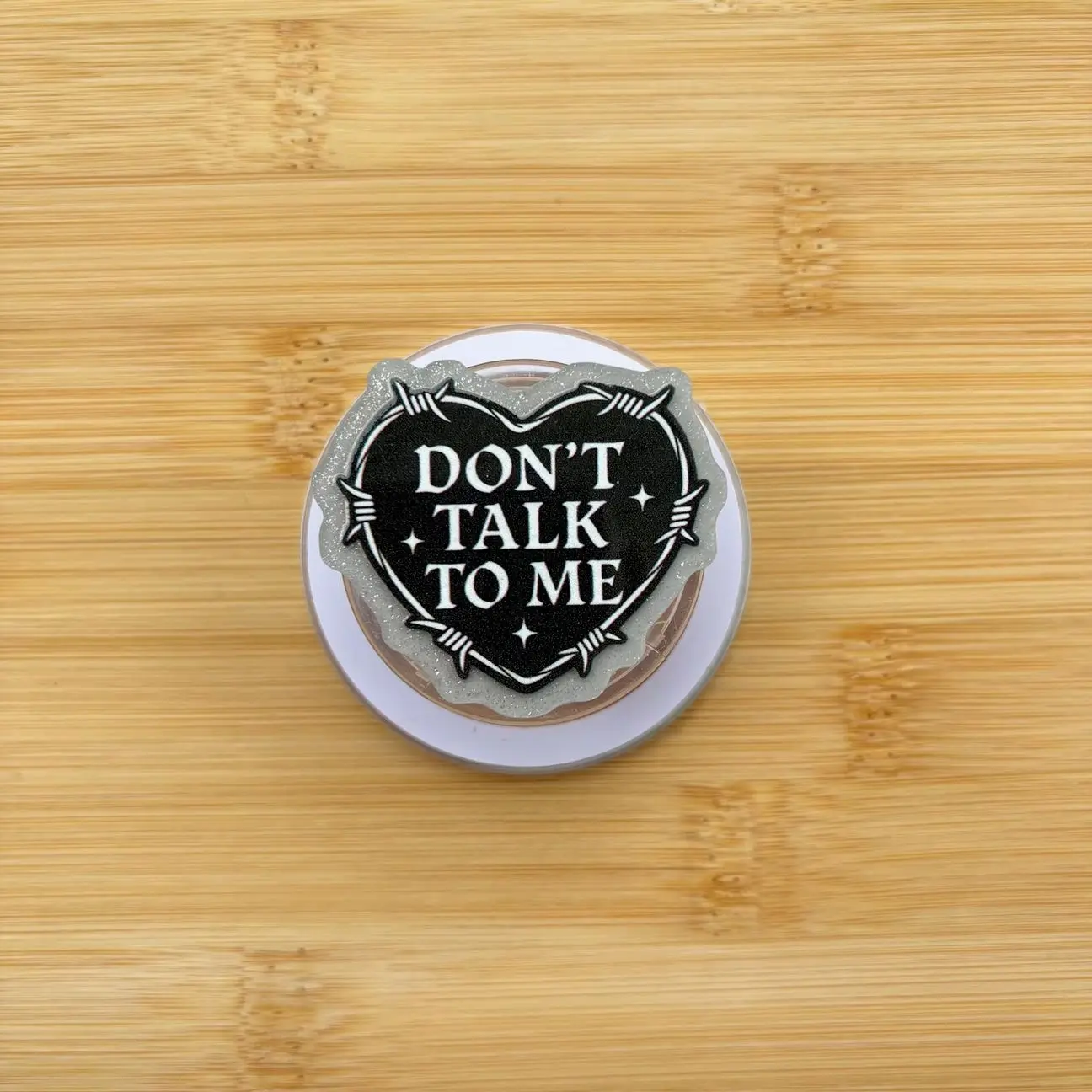 Don't Talk To Me Magnetic Grip | Kindle & Phone Holder, Compatible With MagSafe Devices