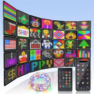 Smart Curtain Lights - HOMEYA 400 LED Curtain Light with APP & Remote,Music Sync,Timer,Indoor Outdoor 6.6Ftx6.6Ft DIY String Fairy Light for Christmas,Halloween,4th of July,Bedroom Wall Backdrop Yard