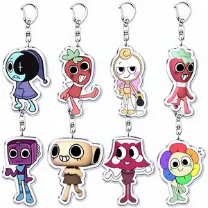 Dandys World Keychain - Dandy, Astro, Shrimpo, Shelly, Sprout, Glisten, Boxten, Brightney