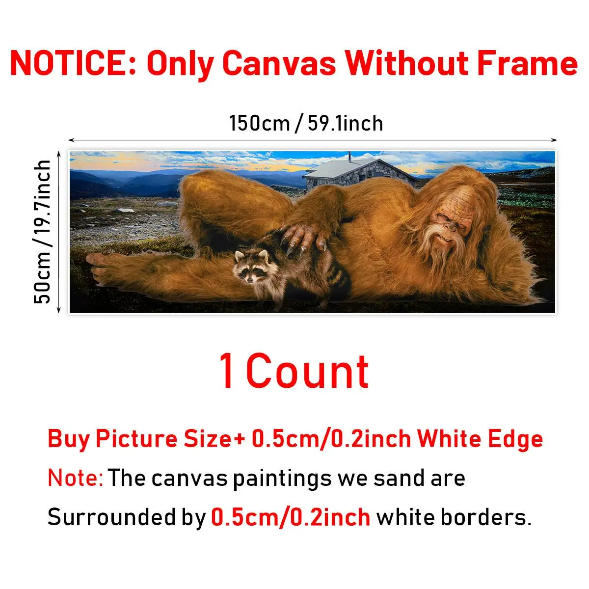 19.7x59.1in(Unframed)-B