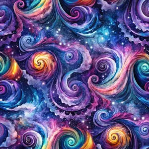 Cosmic Swirls Pattern 5 Quilting Cotton Fabric