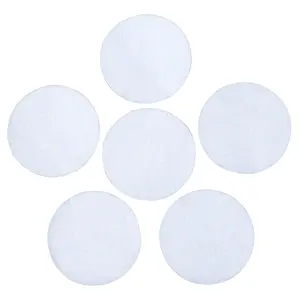 White Adhesive Felt Circles Die Cut Felt Stickers for DIY Projects & Professional Craft Finishing, 30 Pack 2 Inch Circles, Multiple Sizes Available