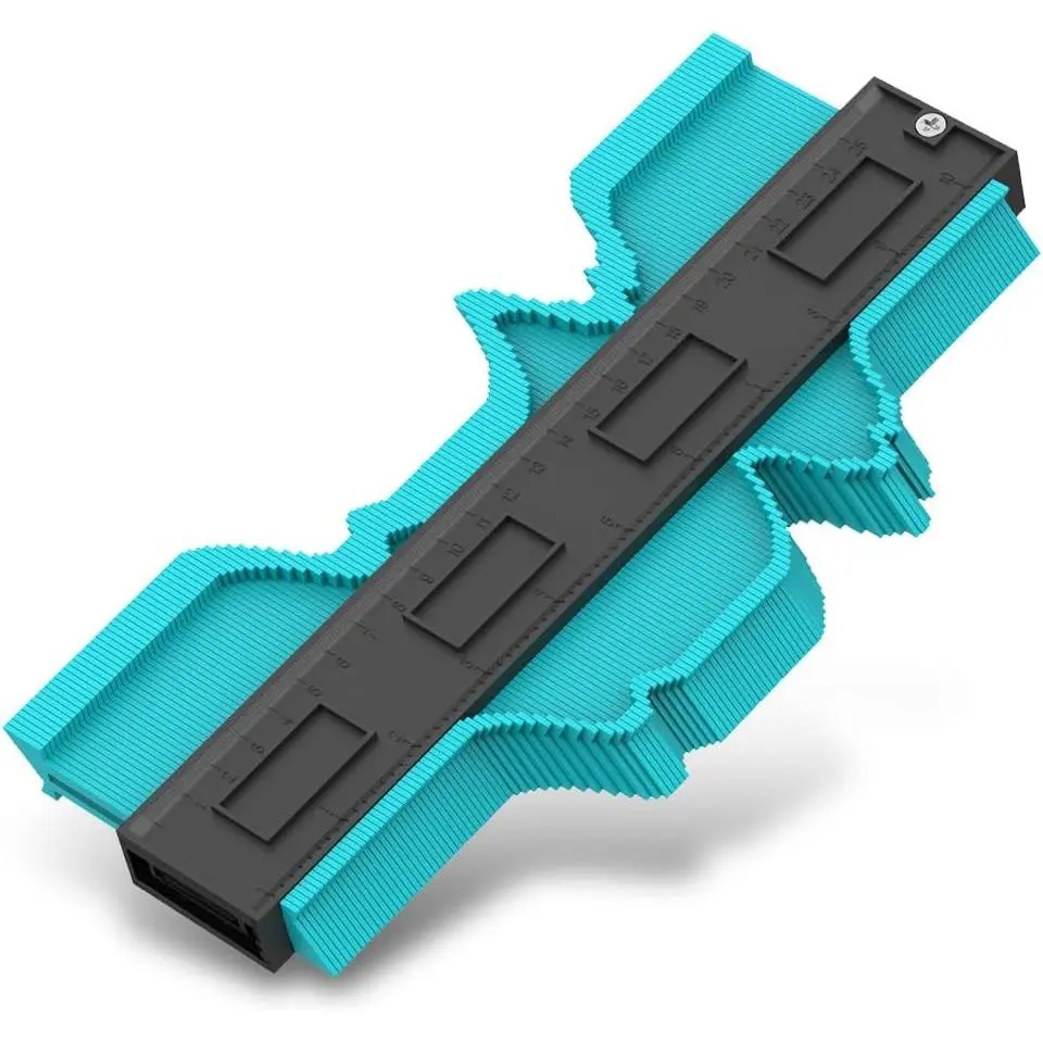 Contour Gauge 10 Inch Tool for Men - Duplicator, Outline for Irregular Shapes, Ideal for Woodworking, Auto Body, Pipes, Precisely Copy