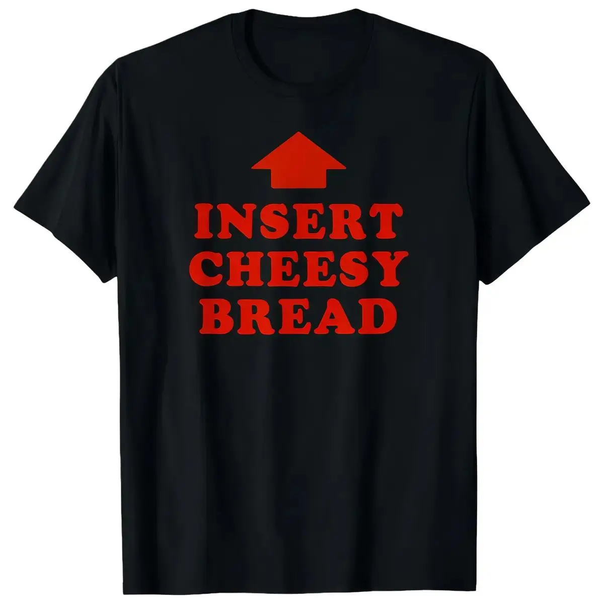 Insert Cheesy Bread T-Shirt | Funny Toaster Oven Graphic Tee | Bread Lover Humor Shirt | Foodie Gift | Casual Kitchen Streetwear