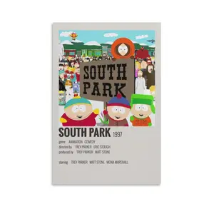 South Park Comedy Anime Poster (16) Poster Print Painting Canvas Wall Art Home Decor Posters