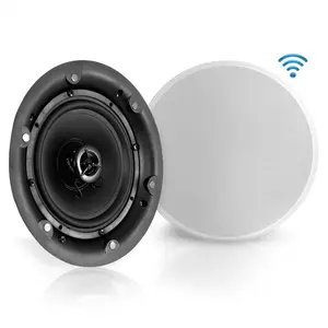 Ceiling/Wall Speaker System, Wireless Bluetooth, 300W, White Ceiling/Wall Speaker System, Wireless Bluetooth, 300W, White