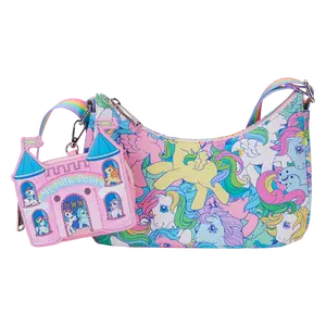 My Little Pony Large All-Over Print Crossbody Bag with Coin Bag