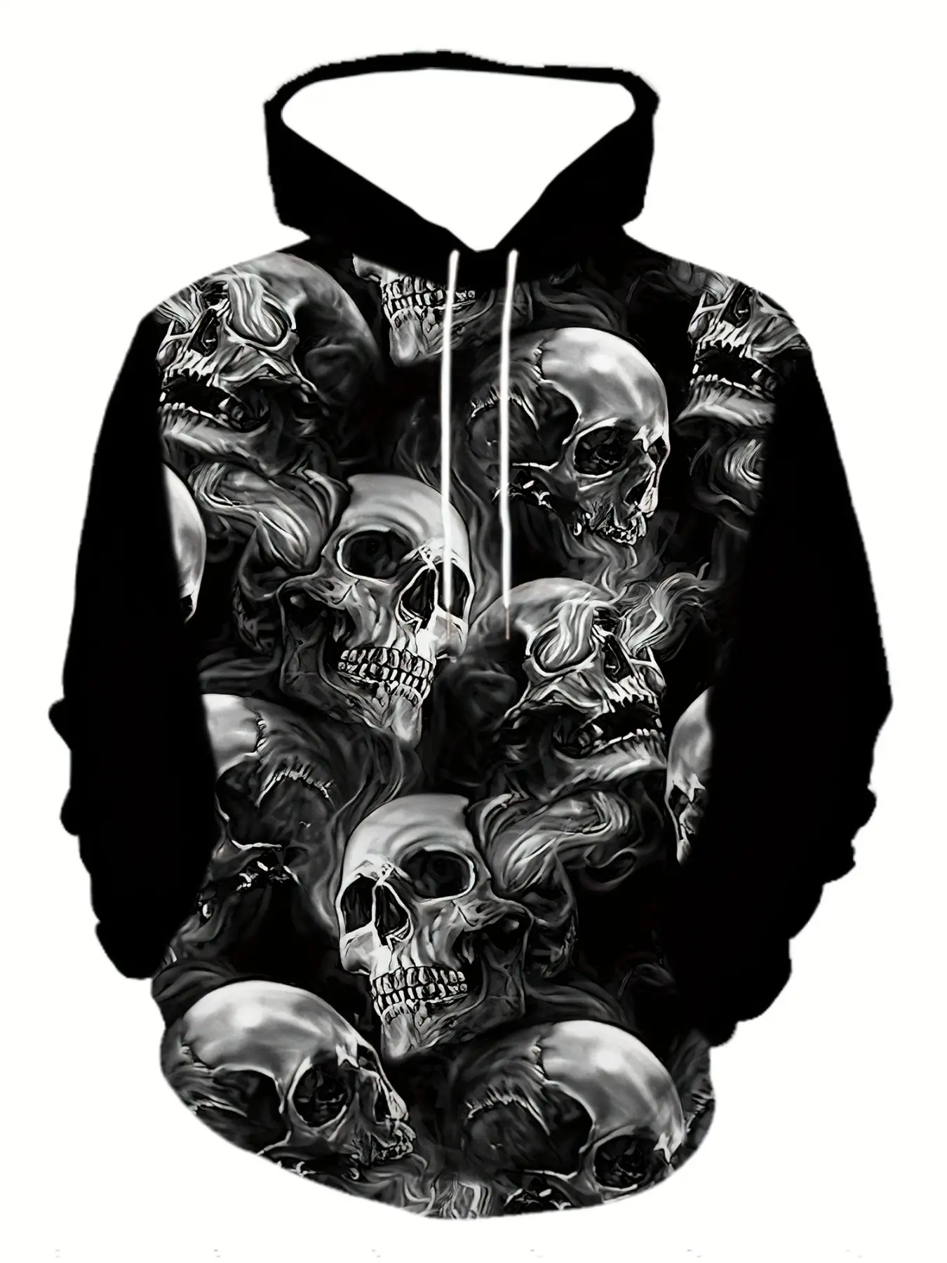 vetements misplaced skull hoodie - TikTok Shop