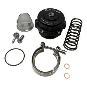 Q BV50 Black 50mm Blow Off Valve (BOV) - Up to 35PSI - 6PSI + 18PSI Springs