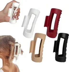 Cloud Hair Clips Comfortable Soft Claw Clips Flexible Non-Removable Strong Grip Anti-Slip Design for Thick or Thin Hair