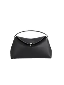 High-End Pillow Bag Handbag Crossbody Shoulder Bag, Large Capacity Cowhide Commuter Women's Bag, Stylish Single Shoulder Underarm Bag, Crossbody Puffy Bag