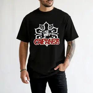 Caifanes Rock Band Aztec Cultural Emblem Graphic T Shirt Sweatshirt Hoodie Unisex Casual Streetwear Trendy Top for Men for Women, Perfect Idea