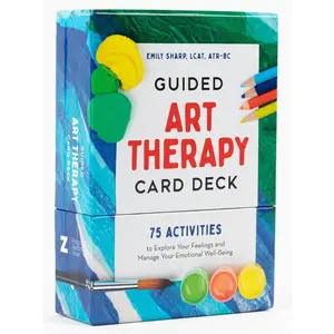 Guided Art Therapy Card Deck – 75 Activities for Emotional Wellness