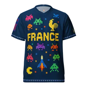 World Cup Art Mundial - Invader - France - Recycled unisex sports jersey