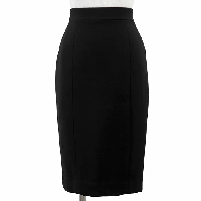 Pre-owned CHANEL Tweed Small Leather Goods Boutique Skirt