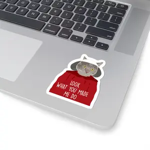 Look What You Made Me Handmaid Tale Sticker, Feminist Sticker, Cute Sticker