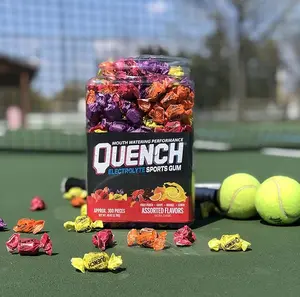 Mueller Quench Gum, Tub-O-Quench, Assorted Gum Flavors, 300 Count