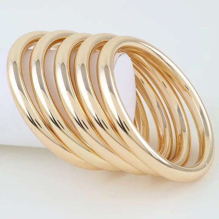 80’s Vintage Bangle 5pc Stack 80’s Vintage Bangle 5pc Stack