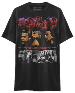 BLACK RABBIT Blood In Blood Out 90s Retro Vintage Unisex Classic T-Shirt