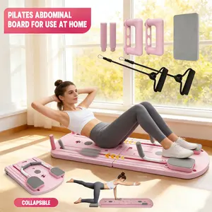 8-in-1 Multifunctional Folding Stretch Board | Made of PP material, safe and reliable, resistant to deformation, stretches your body, with a stable design - Home fitness equipment with resistance bands, perfect gift, summer essential