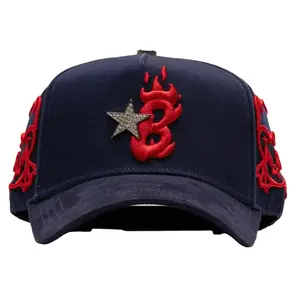 Barbas Hats “B-Star Red” Snapback