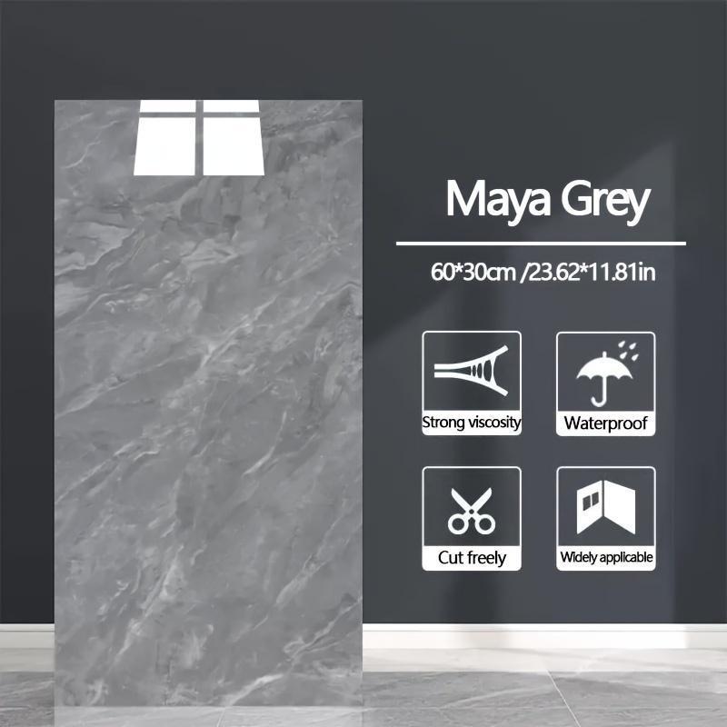 20pcs of Marble Imitation Tile Self-Adhesive Wall Stickers, Peel And Stick, Suitable for Living Room, Kitchen, Bathroom Wall Renovation, Waterproof And Oil-Proof Surface, Easy to Care, 23.62 Inches * 11.81 Inches