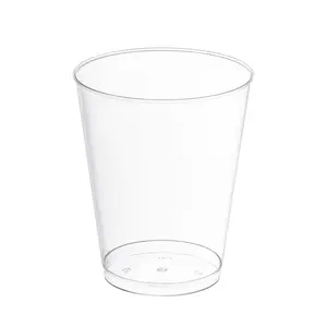 Crystal Clear Round Plastic Disposable Party Cups (8 oz. )