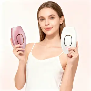 Women's Ipl Hair Removal Device, Beauty Epilator, Home Use Strong Pulsed Light Hair Removal Set, Includes Protective Glasses, Razor, and Charger, Body Hair Remover